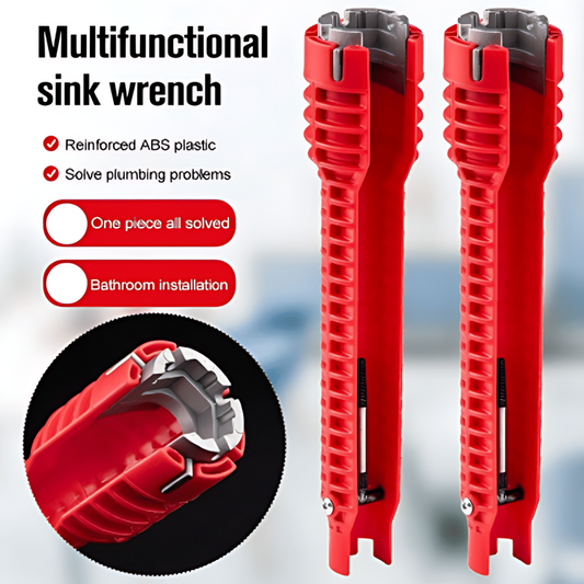 SinkWrench 1+1 FREE: Multifunctional, easy-to-use kitchen sink wrench