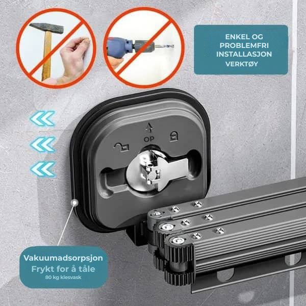 EspaceCloth veggmontert tørketrommel