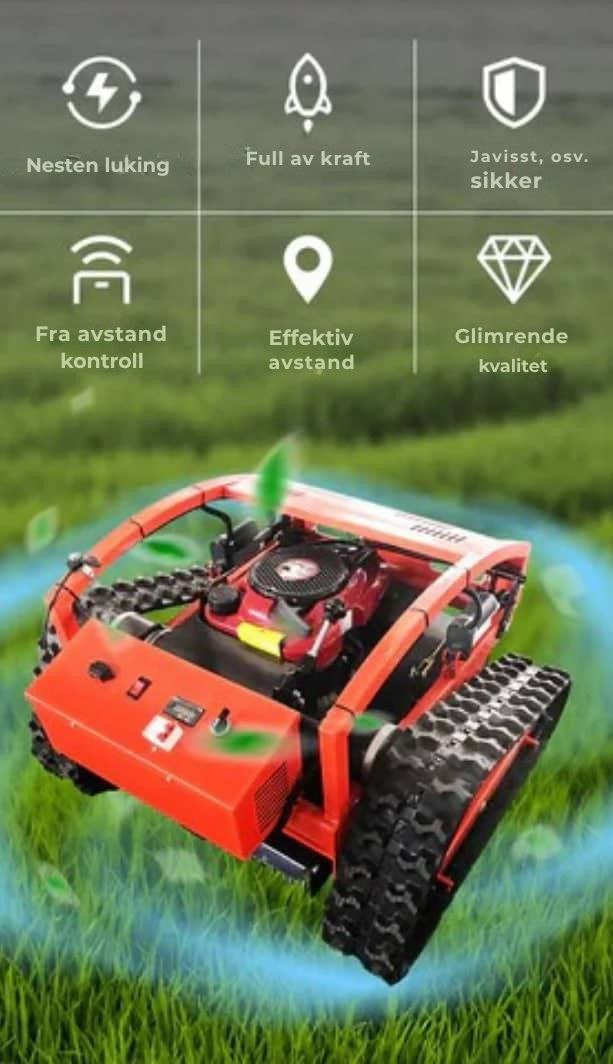 Gressklipper med fjernkontroll