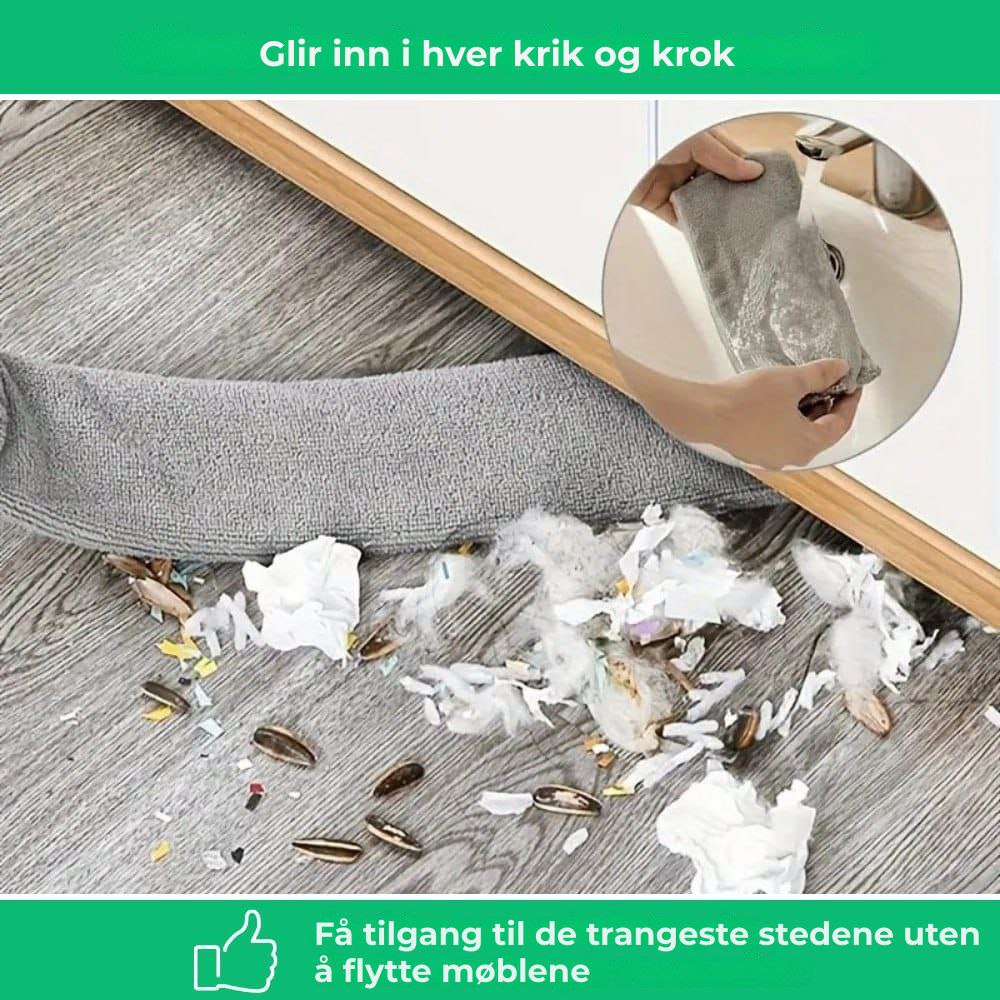 Ultraflat teleskopisk fjærkost for vanskelig tilgjengelige områder