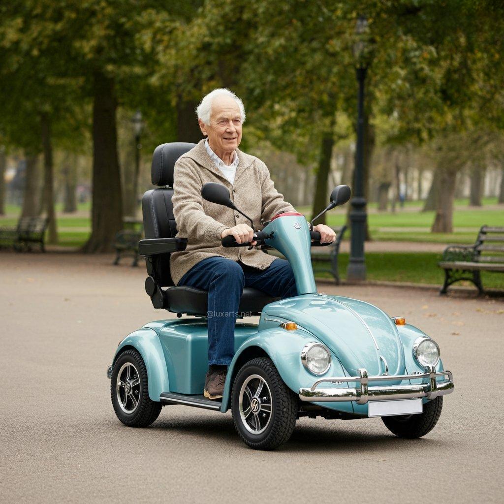 Scooter électrique inspiré du scarabée