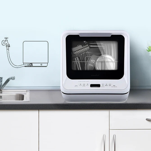 Mini oppvaskmaskin for benkeplate