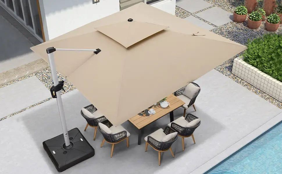 SunGlide™ terrasseparasoll