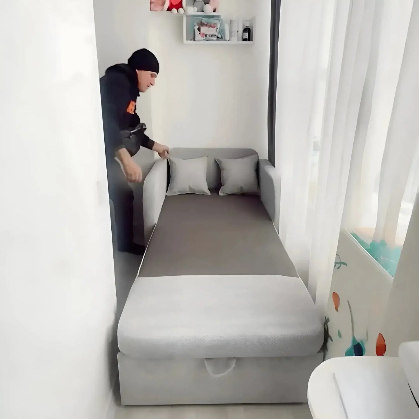 Everly – Uttrekkbar sovesofa