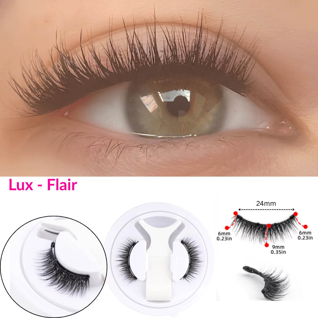 Lumoshe - Magnetic, fluffy false eyelashes