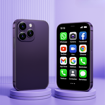 Mini-smarttelefon | For unge og gamle (+GRATIS ETUI)