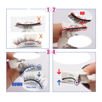 Lumoshe - Magnetic, fluffy false eyelashes