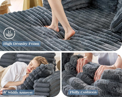 DreamLounge® XL - Self-inflating suede sofa