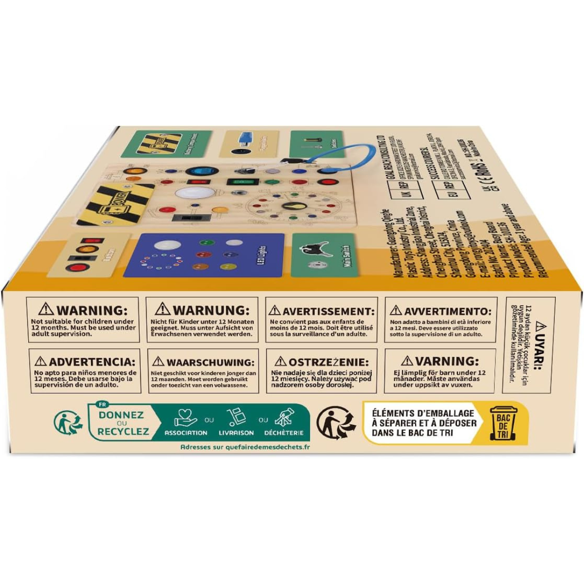 Montessori - Play Board for Happy, Curious Children