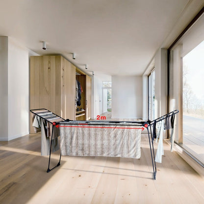 Vileda Infinity Flex® Indoor Clothes Dryer, XXL Lines over 2 Metres, Stable and Sturdy, Easy to Carry