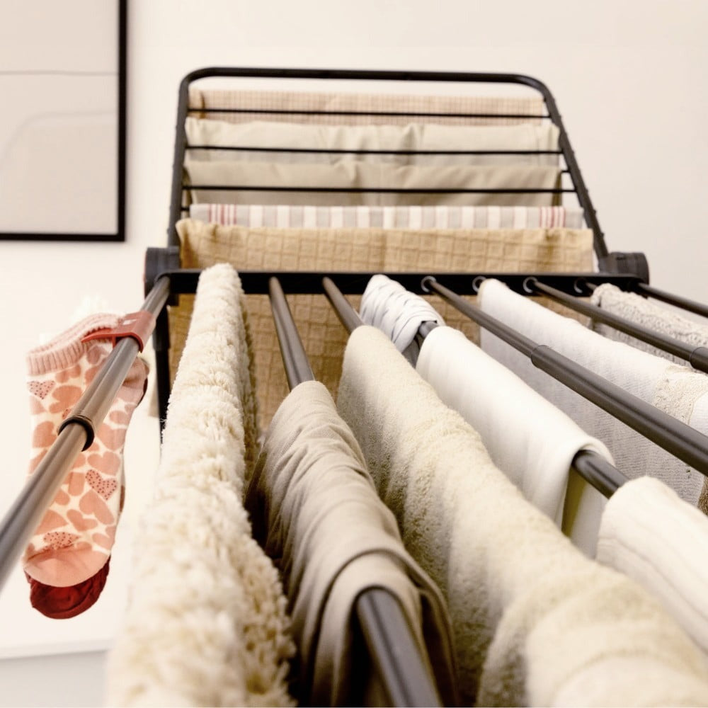Vileda Infinity Flex® Indoor Clothes Dryer, XXL Lines over 2 Metres, Stable and Sturdy, Easy to Carry