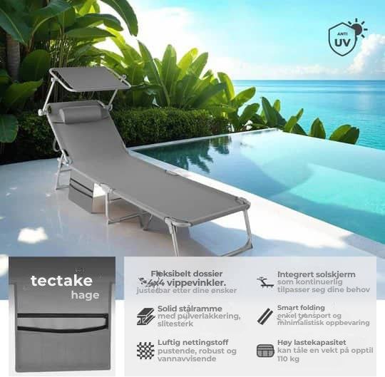 Sett med 2 liggestoler