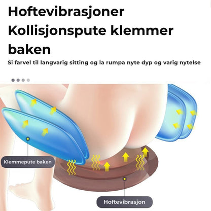 Massasjestol A5 – Varmeterapi, AI-styring, Zero Gravity og berøringsskjerm