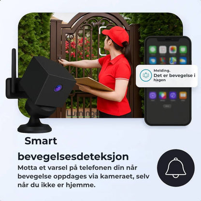 SafeCam Pro™ | Alltid sikker – selv uten internett eller strøm