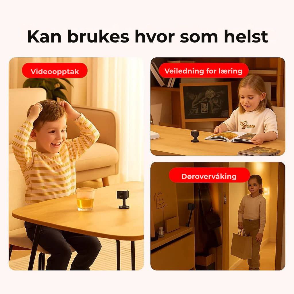 SafeCam Pro™ | Alltid sikker – selv uten internett eller strøm