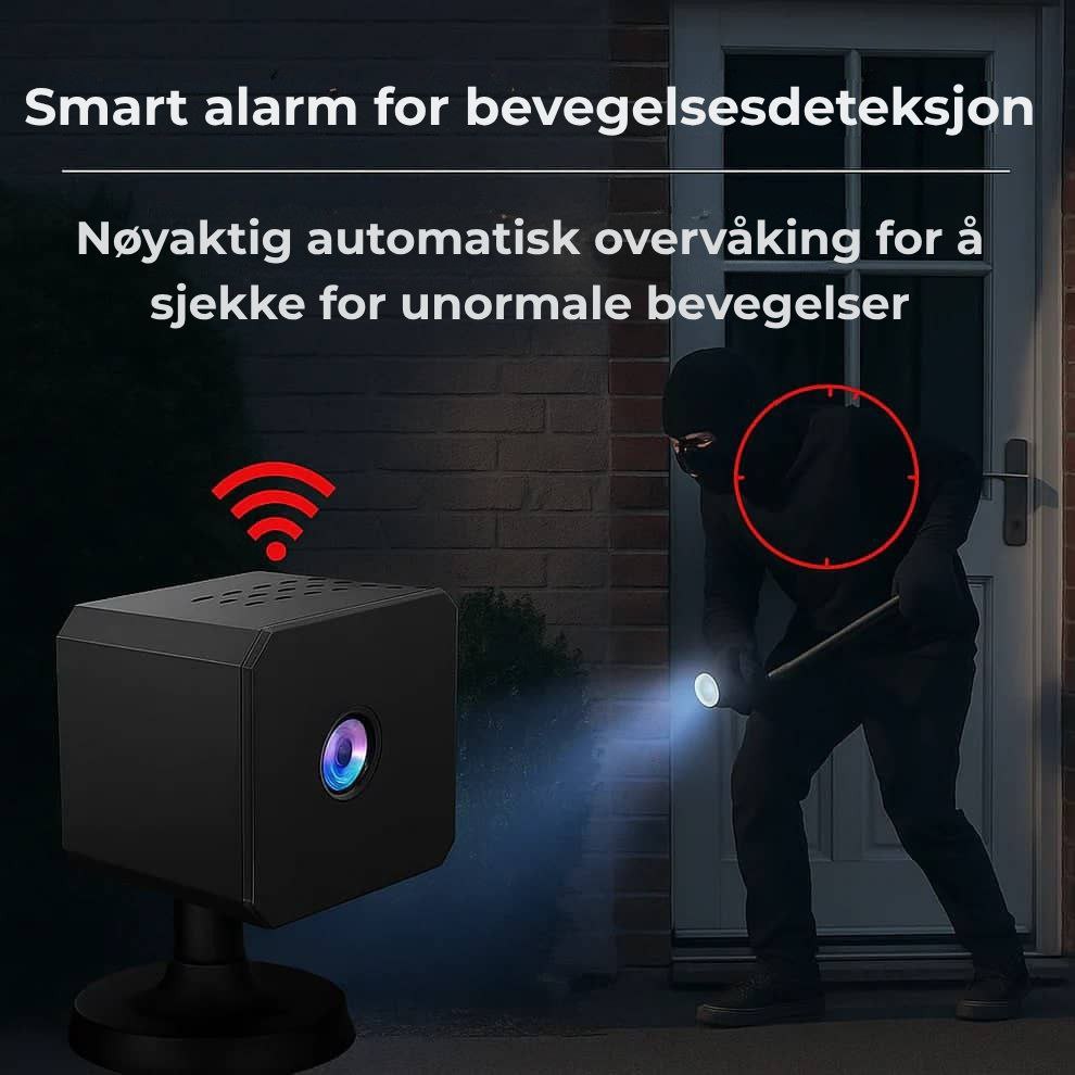 SafeCam Pro™ | Alltid sikker – selv uten internett eller strøm