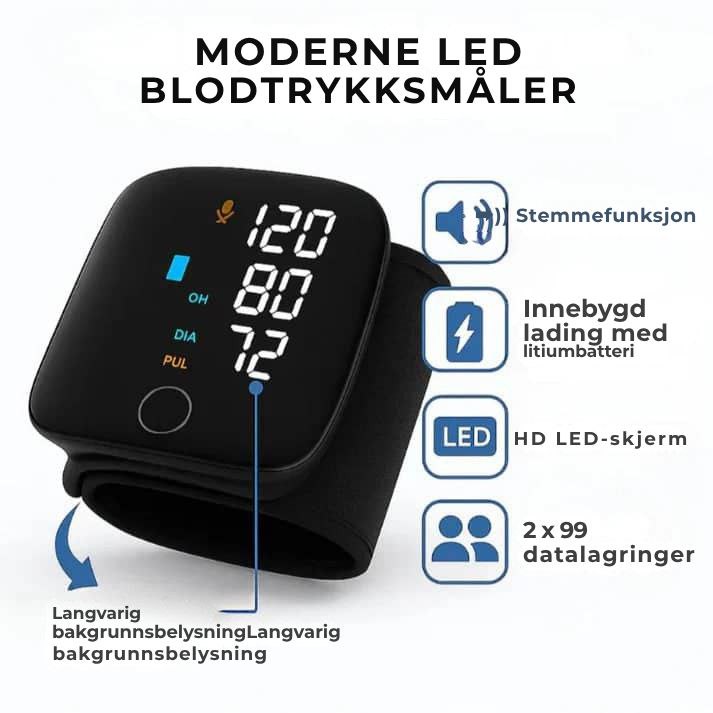 NovaTrack™ – Blodtrykkmåler med høy nøyaktighet