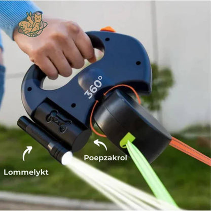 DuoLeash™ – 2-i-1 hundebånd med lys