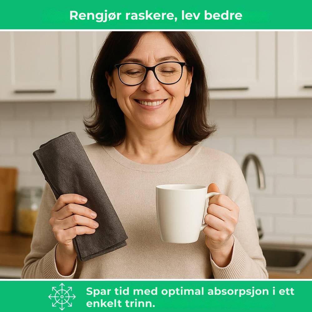 MagicClean - Ultraabsorberende nanofiberklut mot kalk