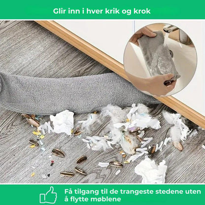 Ultraflat teleskopisk fjærkost for vanskelig tilgjengelige områder