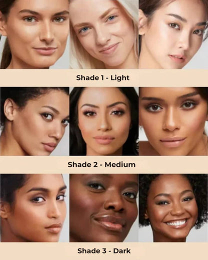 2-in-1 foundation with built-in brush