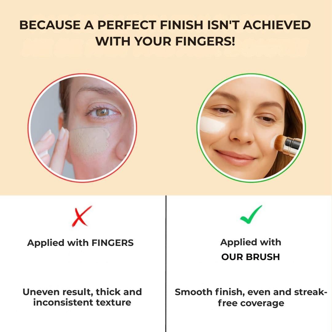 2-in-1 foundation with built-in brush