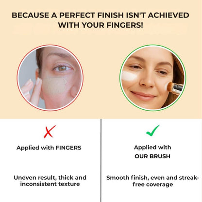 2-in-1 foundation with built-in brush